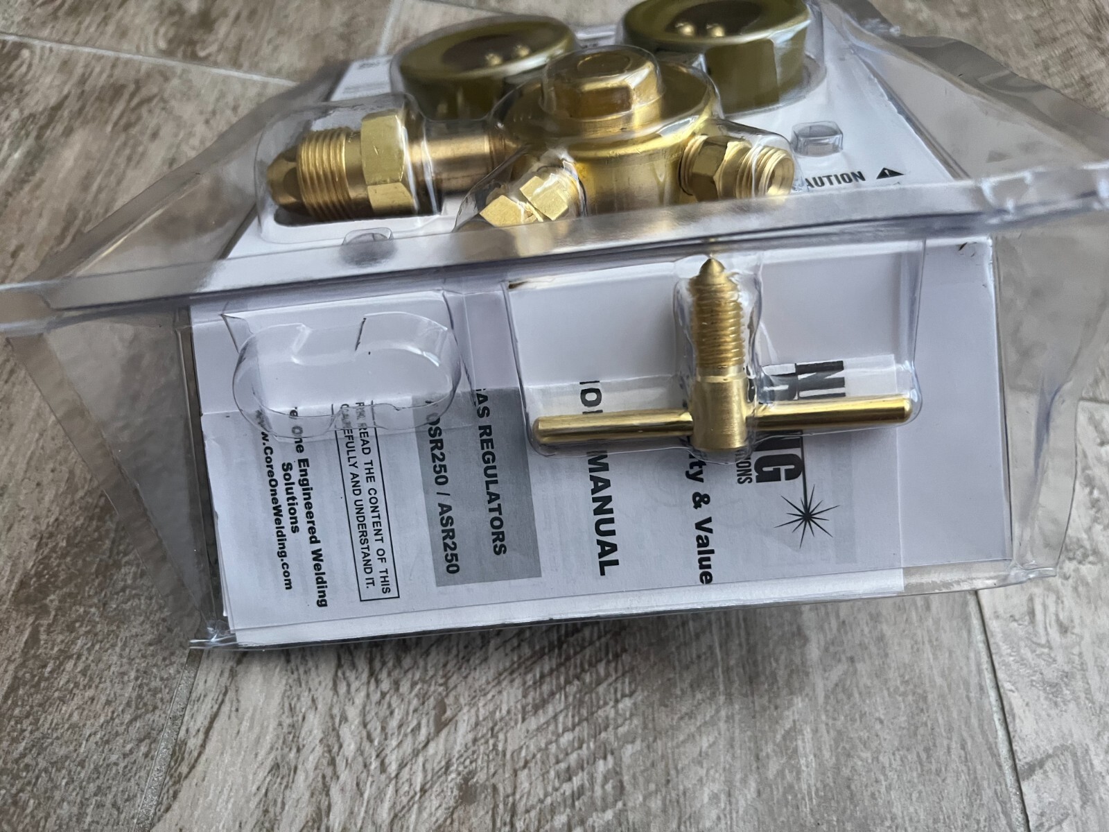 COREONE WELDING NITROGEN GAS PRESSURE REGULATOR MEDIUM DUTY NEW-COR NSR250