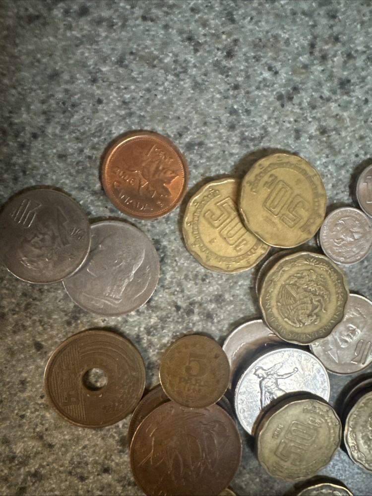 24 Mixed Random World Coins