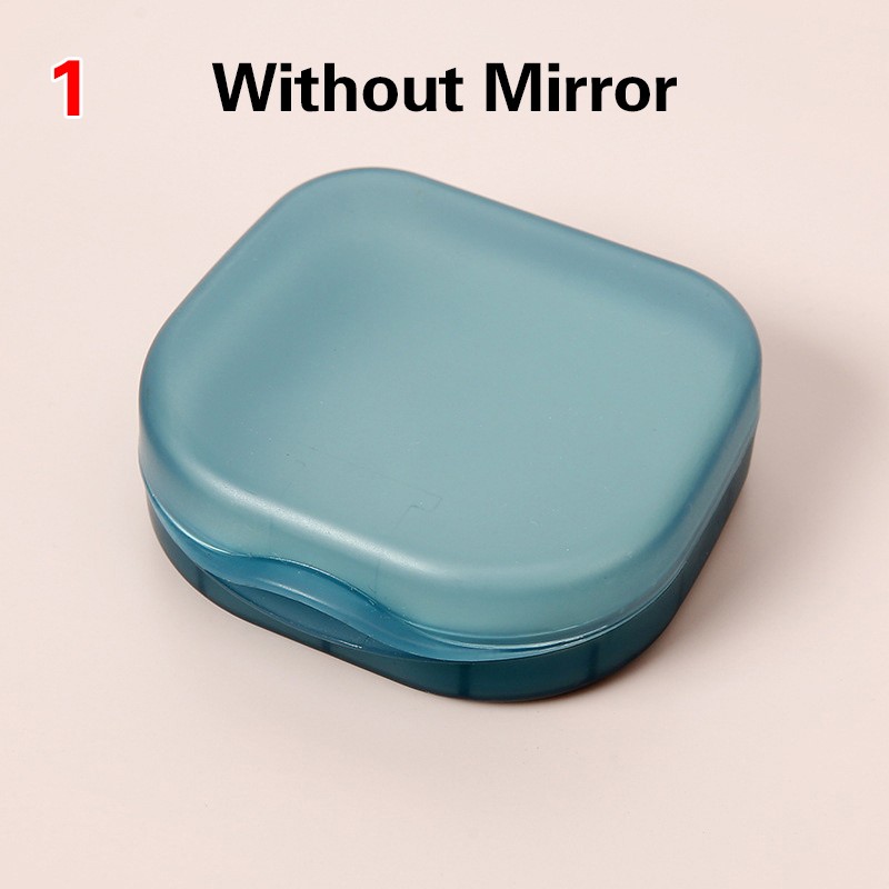 Denture Storage Box Elderly Portable False Teeth Box Invisible Braces Case