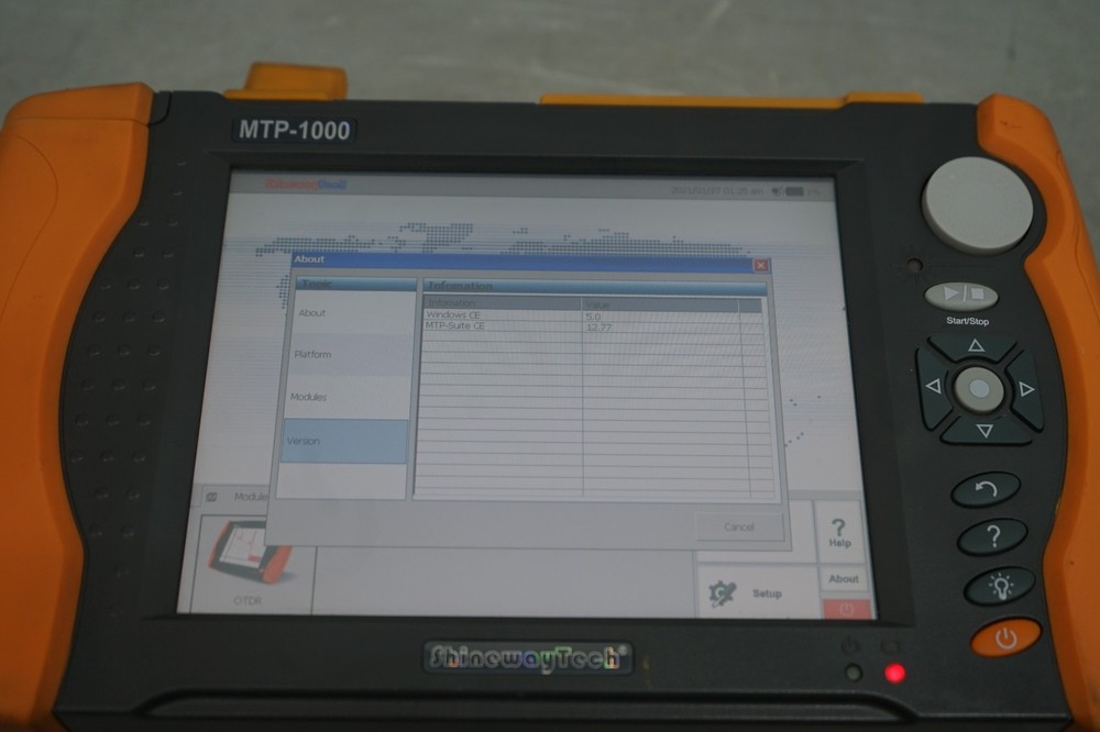 ^ Shineway Tech MTP-1000 OTDR Multifunctional Test Platform Metro Access FTTx