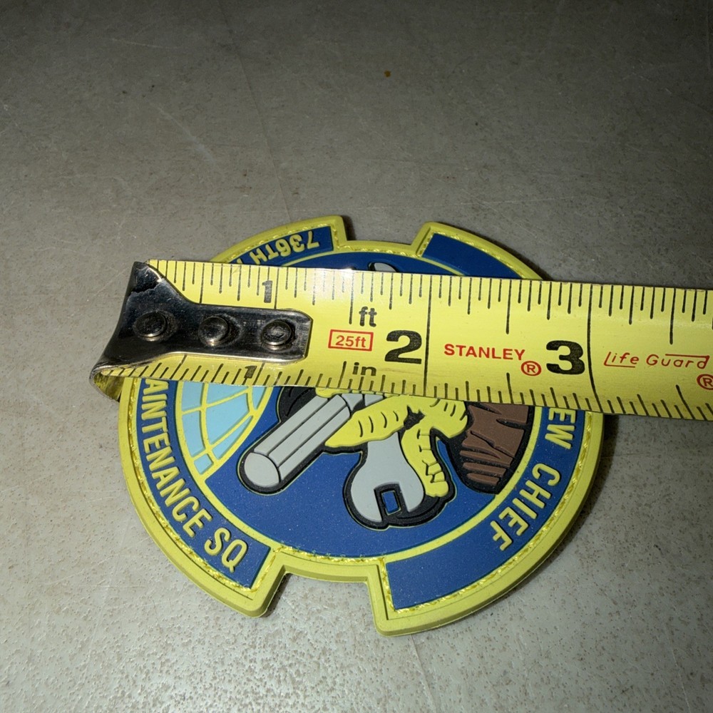 736th Aircraft Maintenance Squad - “Flying Crew Chief” Hook & Loop Patch