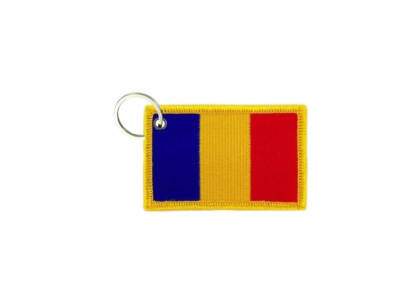 Keychain Brooch Patch Badge Flag Chad