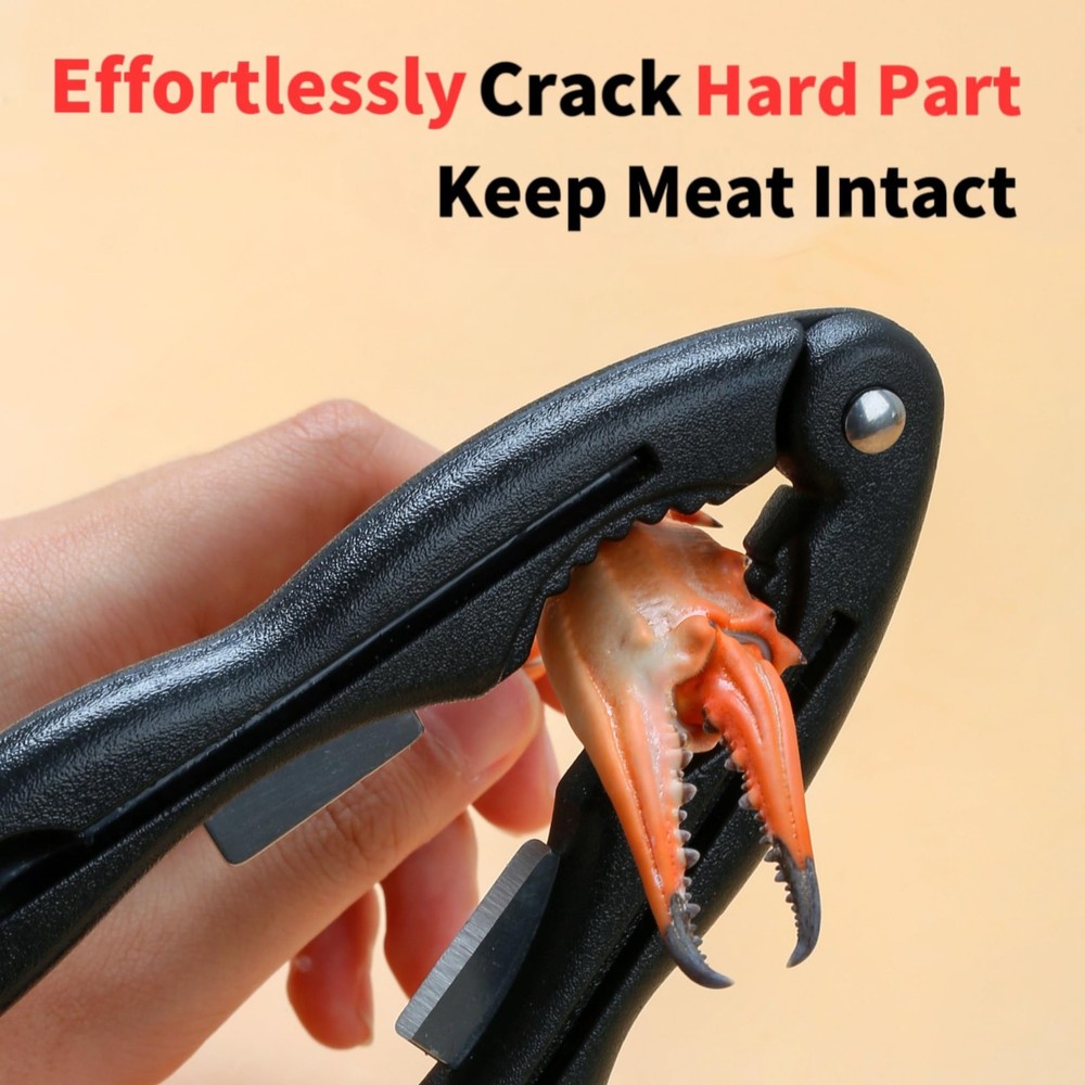 2PCS Crab Crackers and Tools Multifunctional Crab Leg Crackers Efficient Lobster