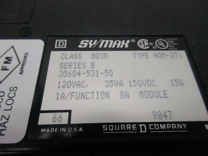SQUARE D 8030HOM-271 NSNP
