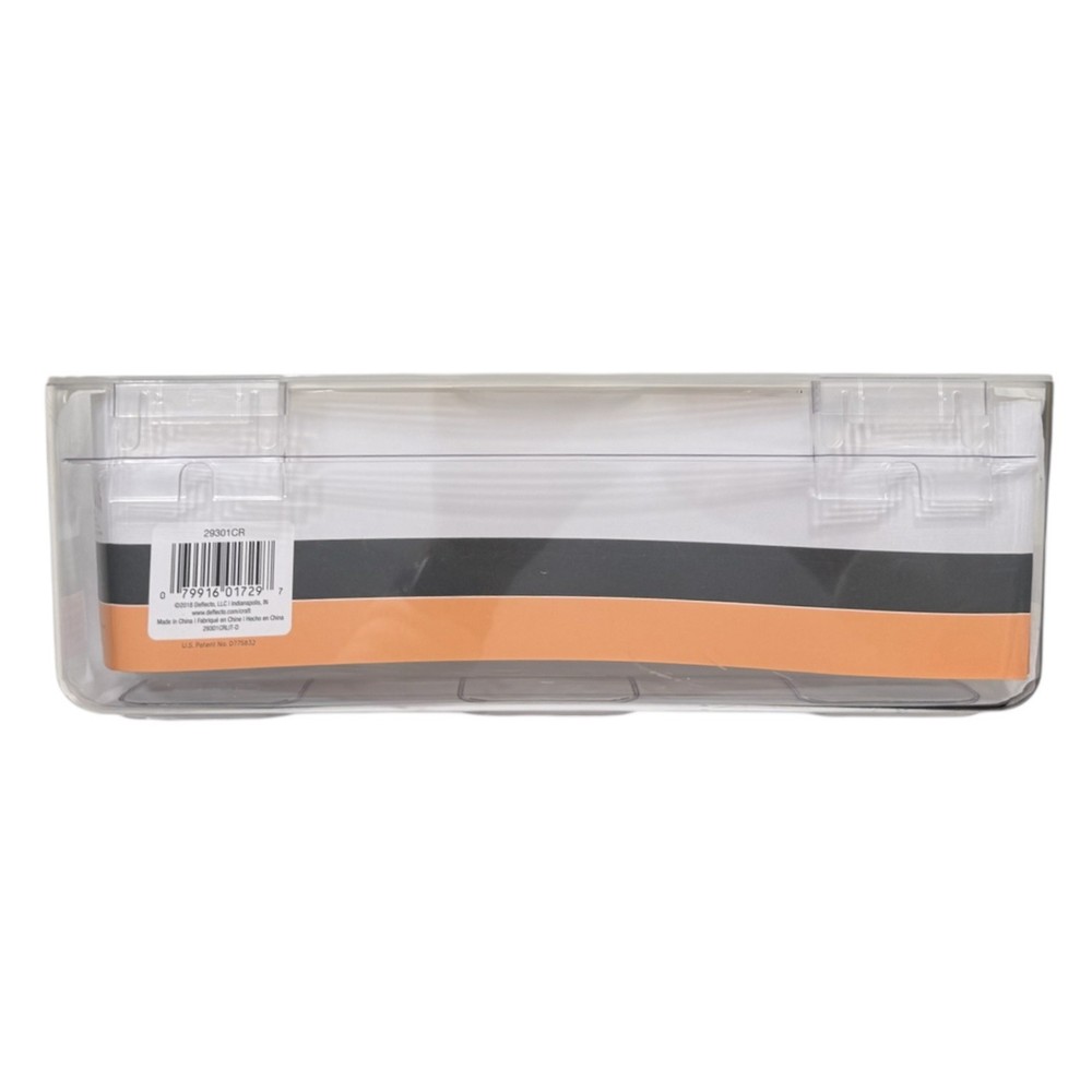 Deflecto Caddy Stackable Organizer Compartment, Large, Clear (29301CR) NWT!!