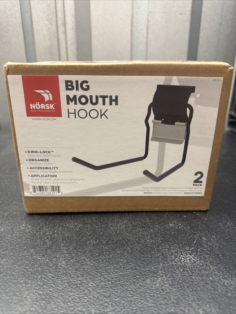 Slatwall Big Mouth Hook (2-Pack)