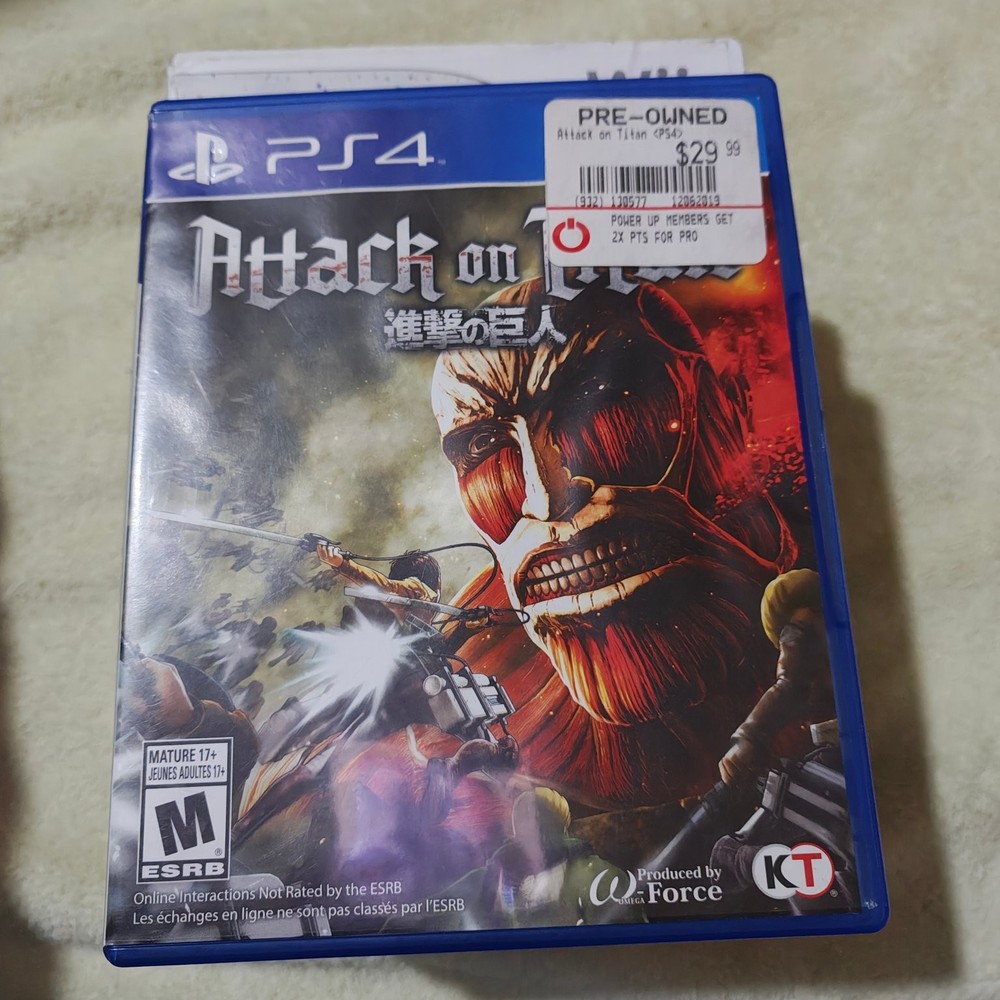 Attack on Titan Standard Case PS4 PlayStation 4