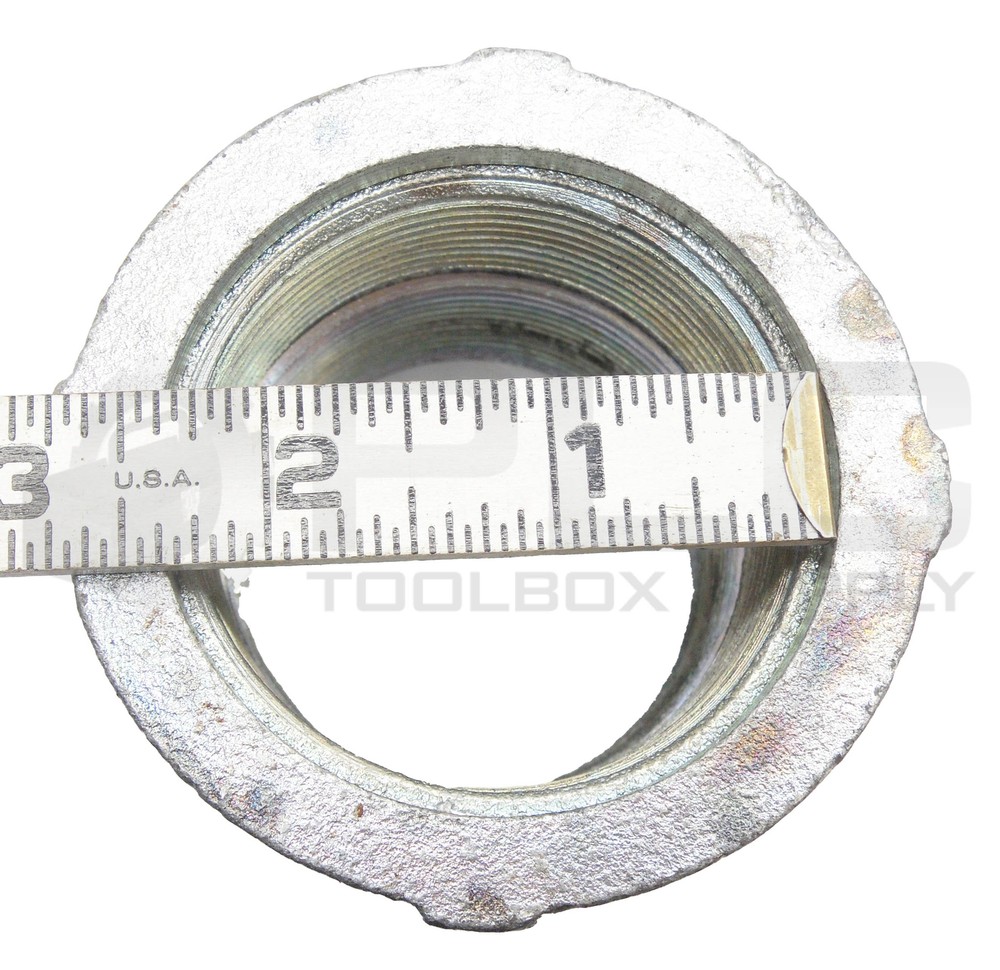 LOT OF 4 NEW 2" THREADED COUPLING