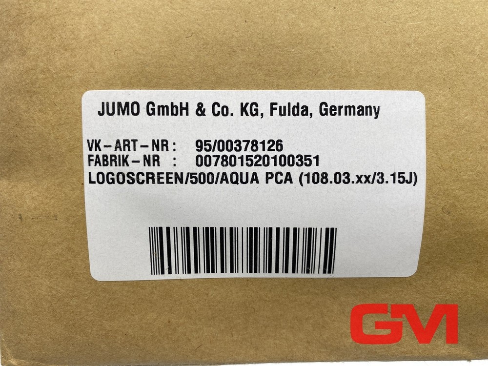 Jumo PC Evaluation Software LOGOSCREEN/500/AQUA 95/00378126
