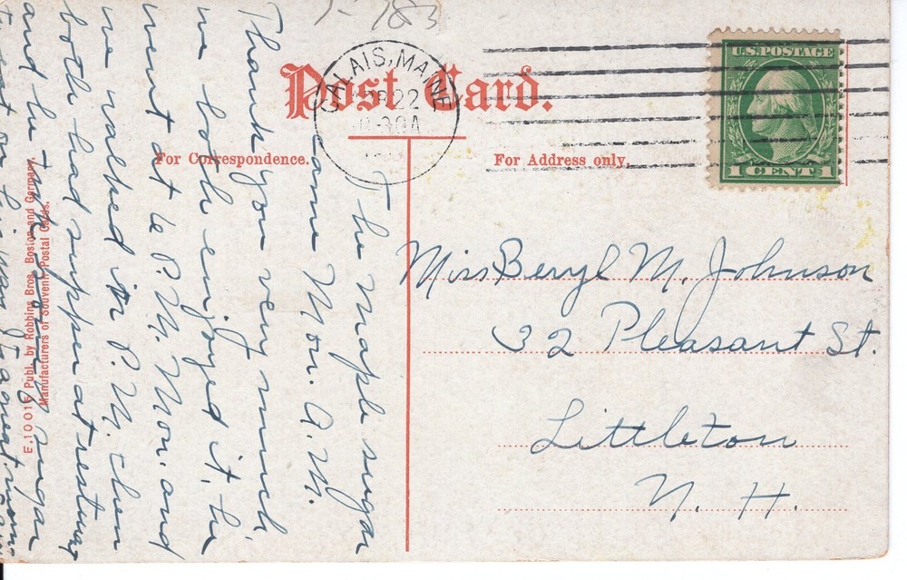 GREETINGS FROM CALAIS - PC2020