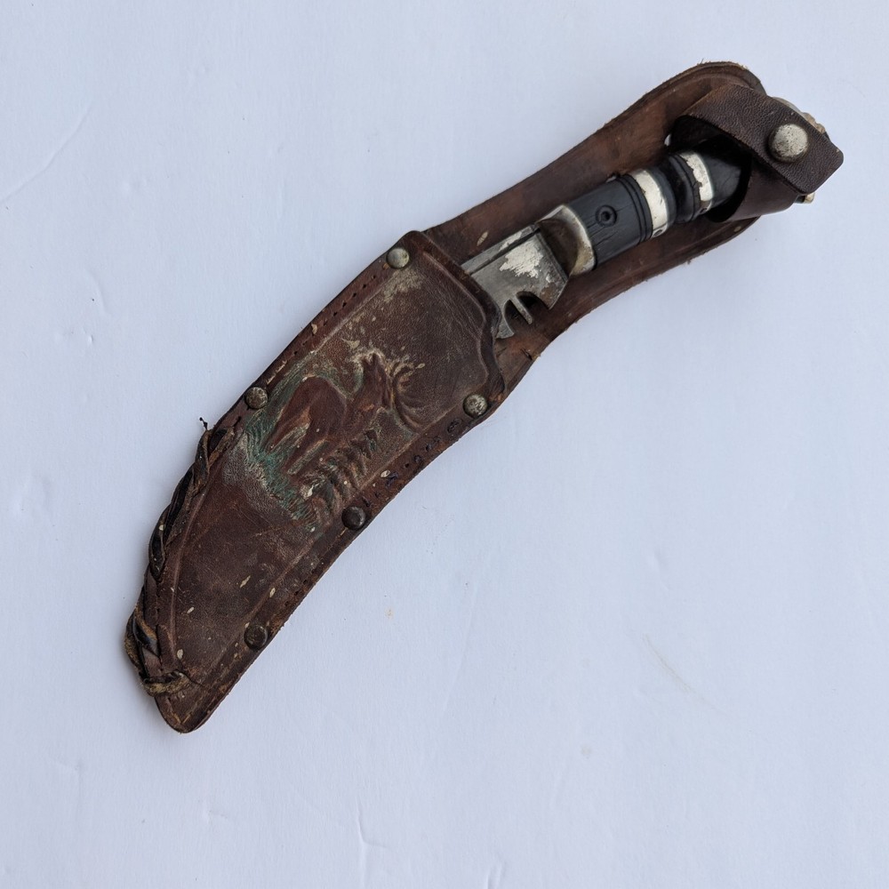 Vintage Kukri Knife w/ Leather Sheath