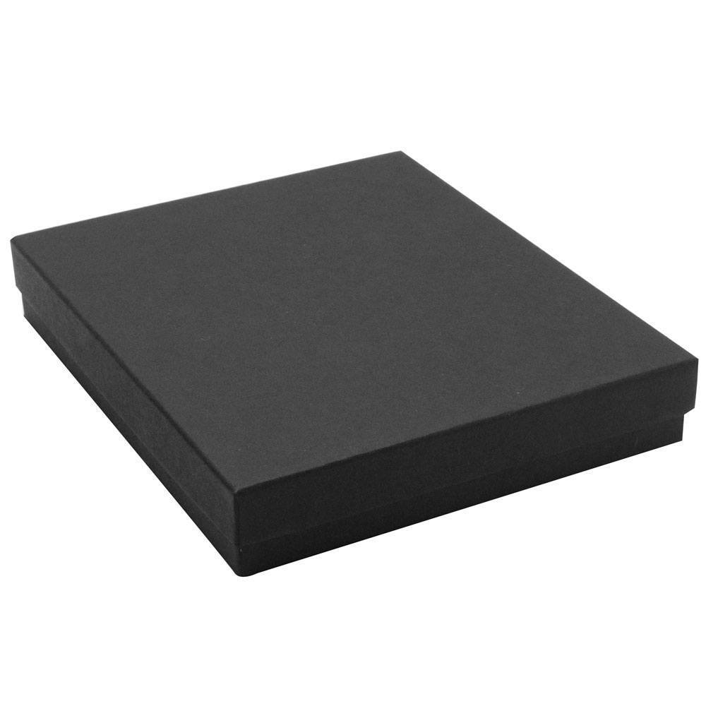 100~200~500~1000Pcs BLACK JEWELRY BOXES BLACK COTTON FILLED BOXES GIFT BOXES