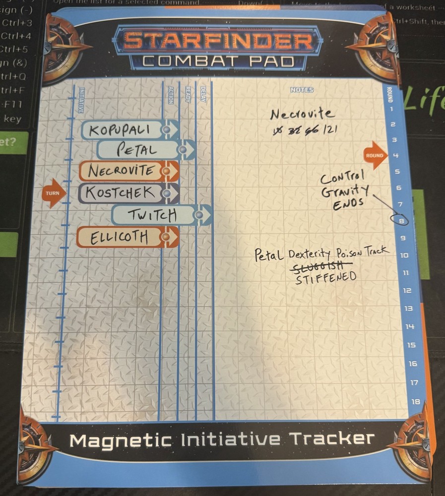 Starfinder Combat Pad Deck Paizo