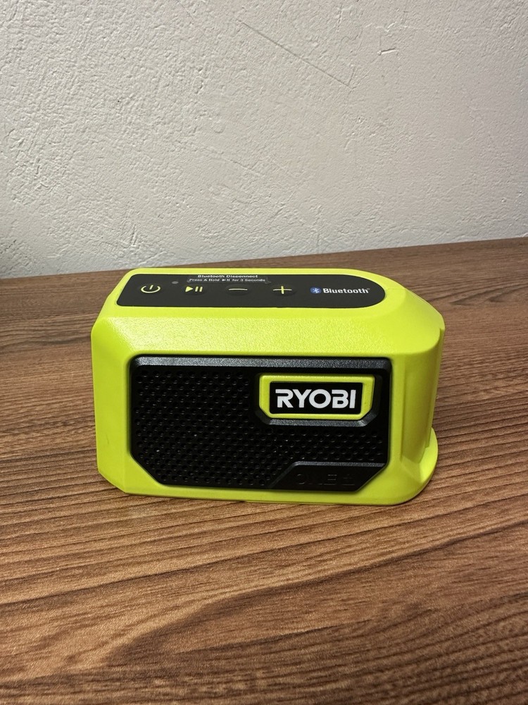 Ryobi ONE+ Portable Compact Smart Bluetooth Speaker PAD02 Tool Only Pre-Owned