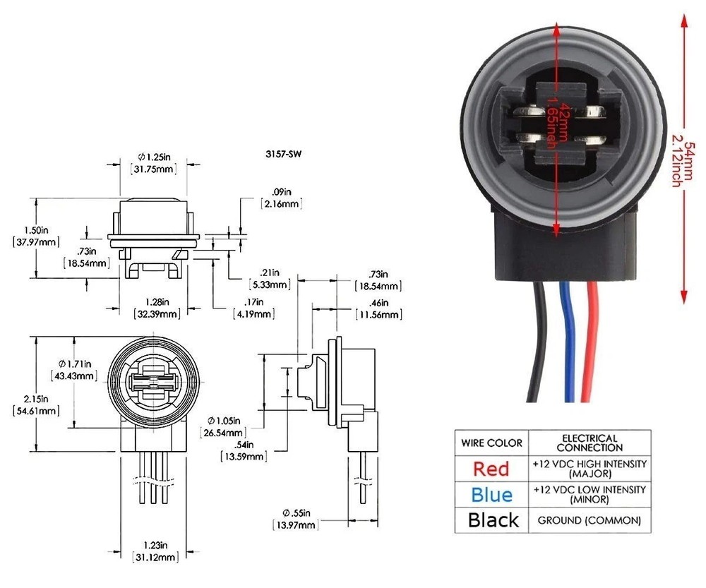 Wire LED Resistor Canceler Error Decoder 3157 S Harness Rear Turn Signal Bulb