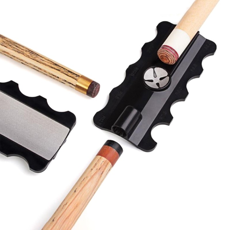Pool Tip Shaper Pool Cue Tip Shaper Billiards Device for Pool Table Games