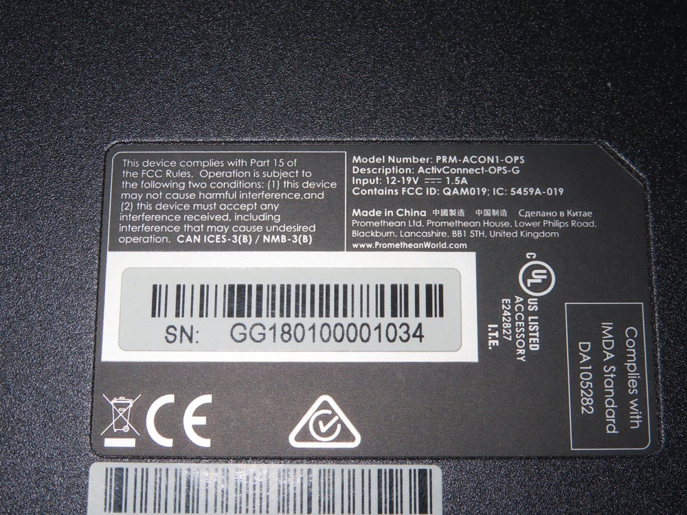 Promethean ActivConnect OPS-G PRM-ACON1-OPS