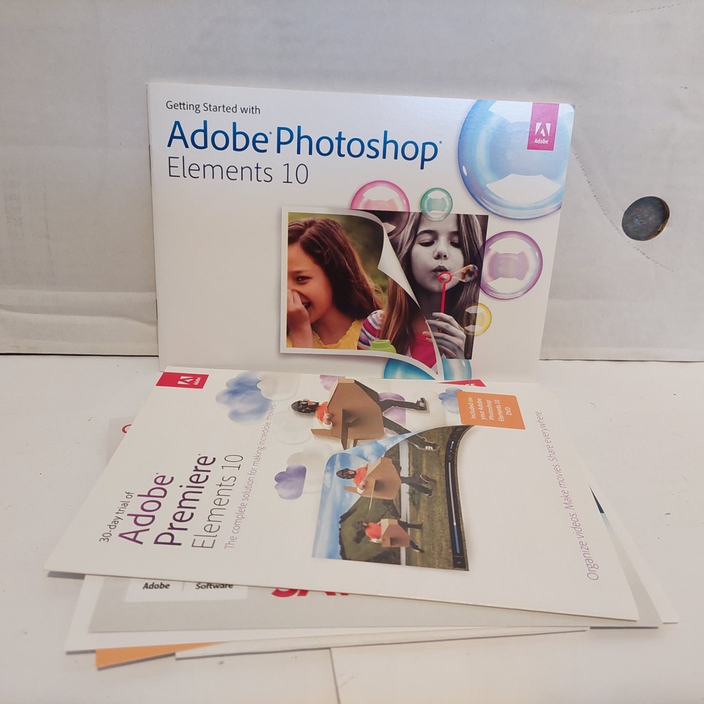 Adobe Photoshop Elements 10 Costco Special Edition CIB Great Condition PC/Mac