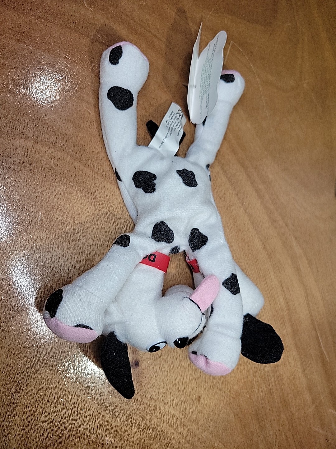 New 1997 Meanies Series 1 Fi-Do The Dalmutation 2 Headed Dog Plush W/ Tag Topkat