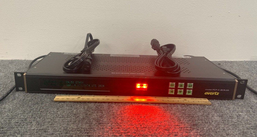 Evertz PCP-C-BCR/2D Interface Unit w/ Power Cord