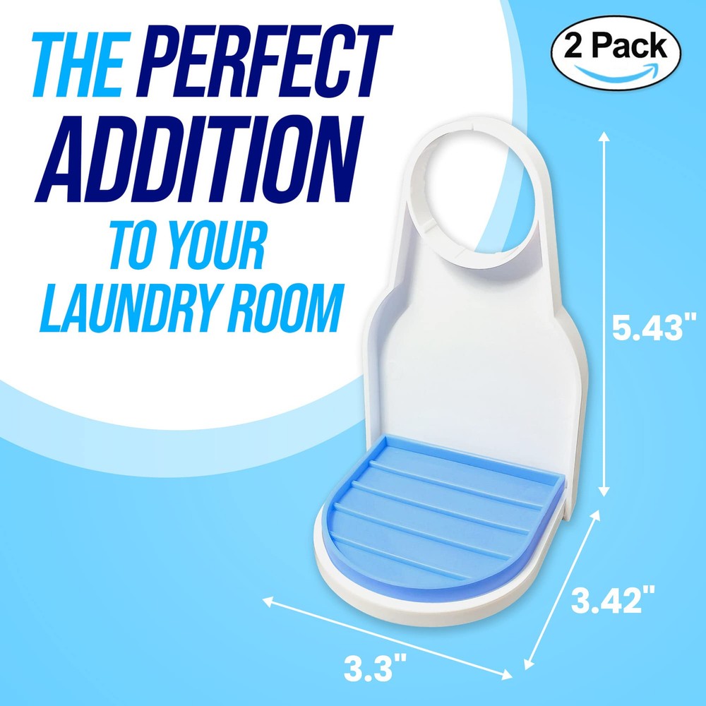 Simplation [2 Pack] Laundry Detergent Cup Holder Detergent Drip Catcher (Upgr...
