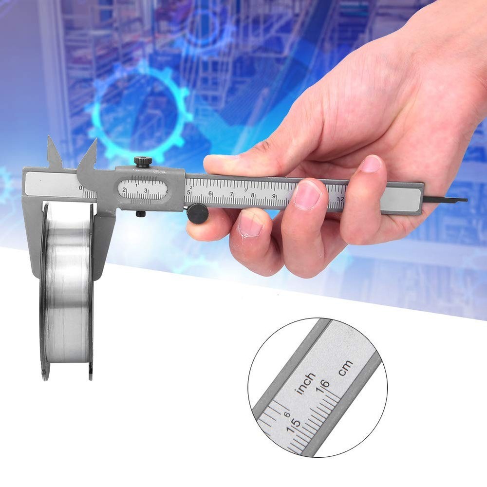 5 Inch Vernier Caliper Metal High Precision Micrometer Measuring Tool
