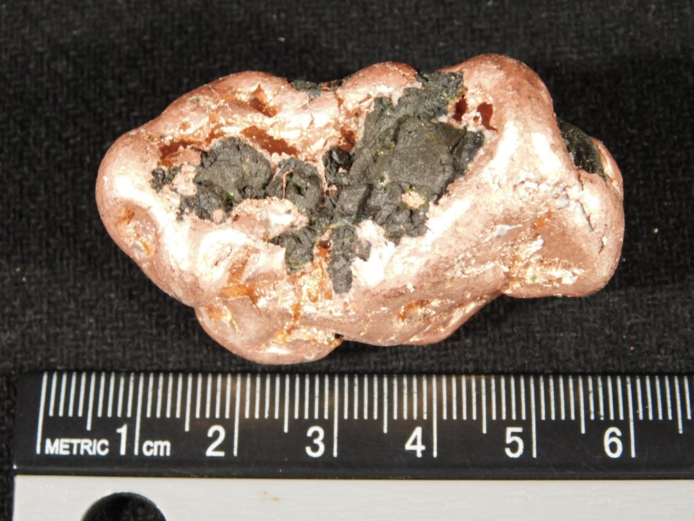 Heavy Solid 100% Natural COPPER NUGGET or Native Copper Float Michigan 98.1gr