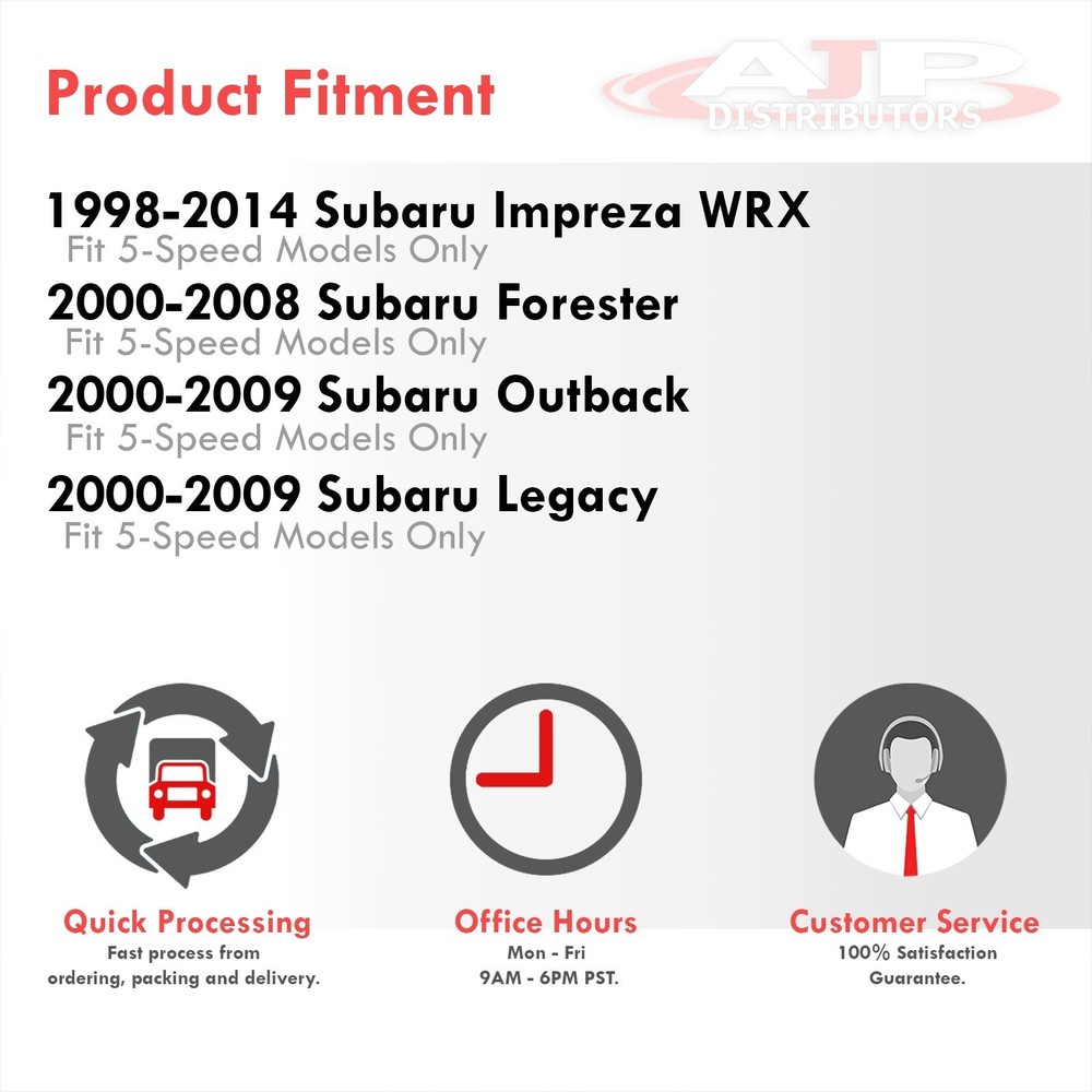 Manual Trans Shift Stabilizer Polyurethane Bushing For 1998-2014 WRX Legacy M/T