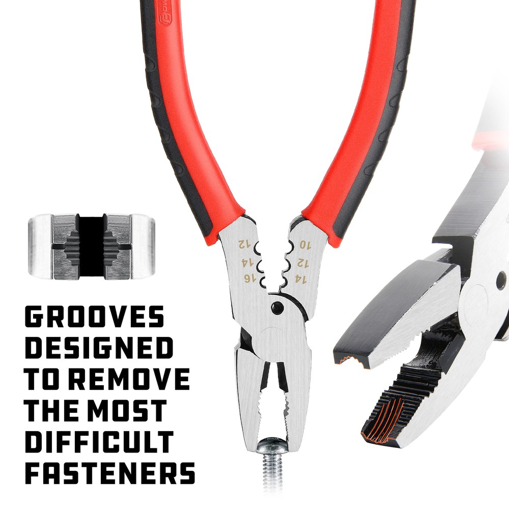 Powerbuilt 6 Inch Multi-Function Screw Remover Pliers - 645028