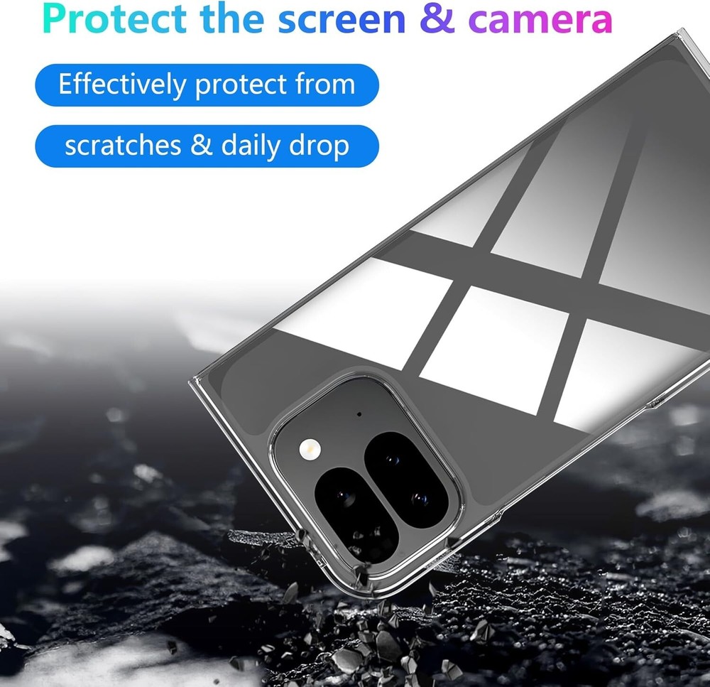 Case for Google Pixel 9 Pro fold silicone protective TPU bag clear slim case