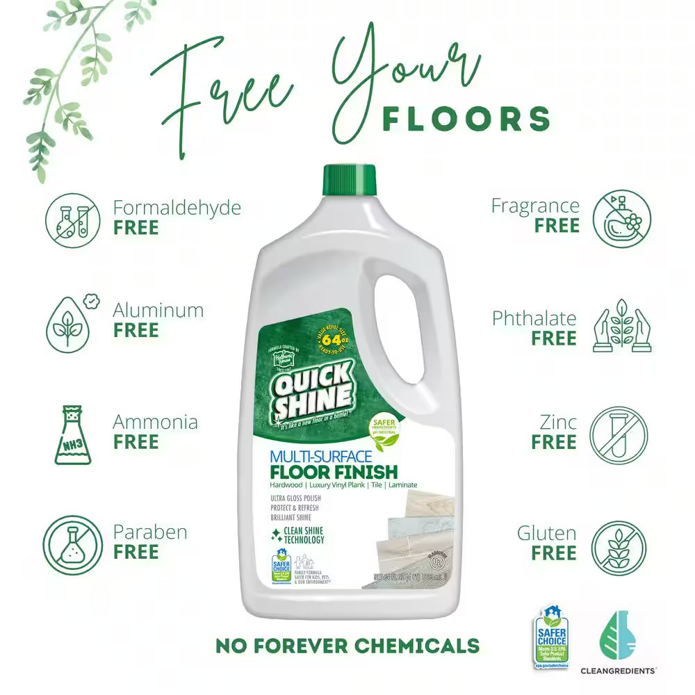 64 Oz. QUICK SHINE Floor Finish