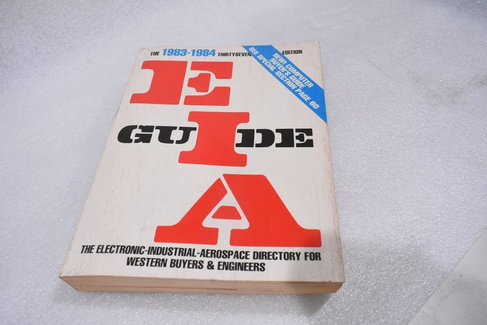 VINTAGE EIA DIRECTORY GUIDE THIRTYSEVENTH EDITION 1983-1984 ISSUE
