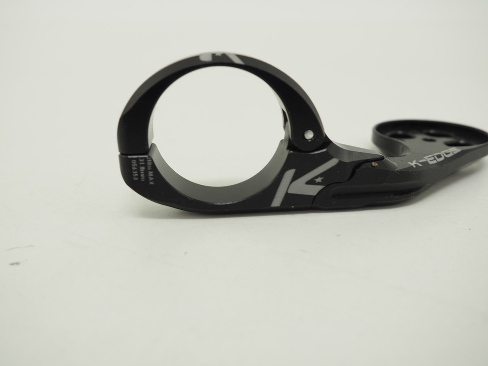 New! K-Edge Max XL Garmin 31.8mm Computer Mount Black Missing Bolt/Insert