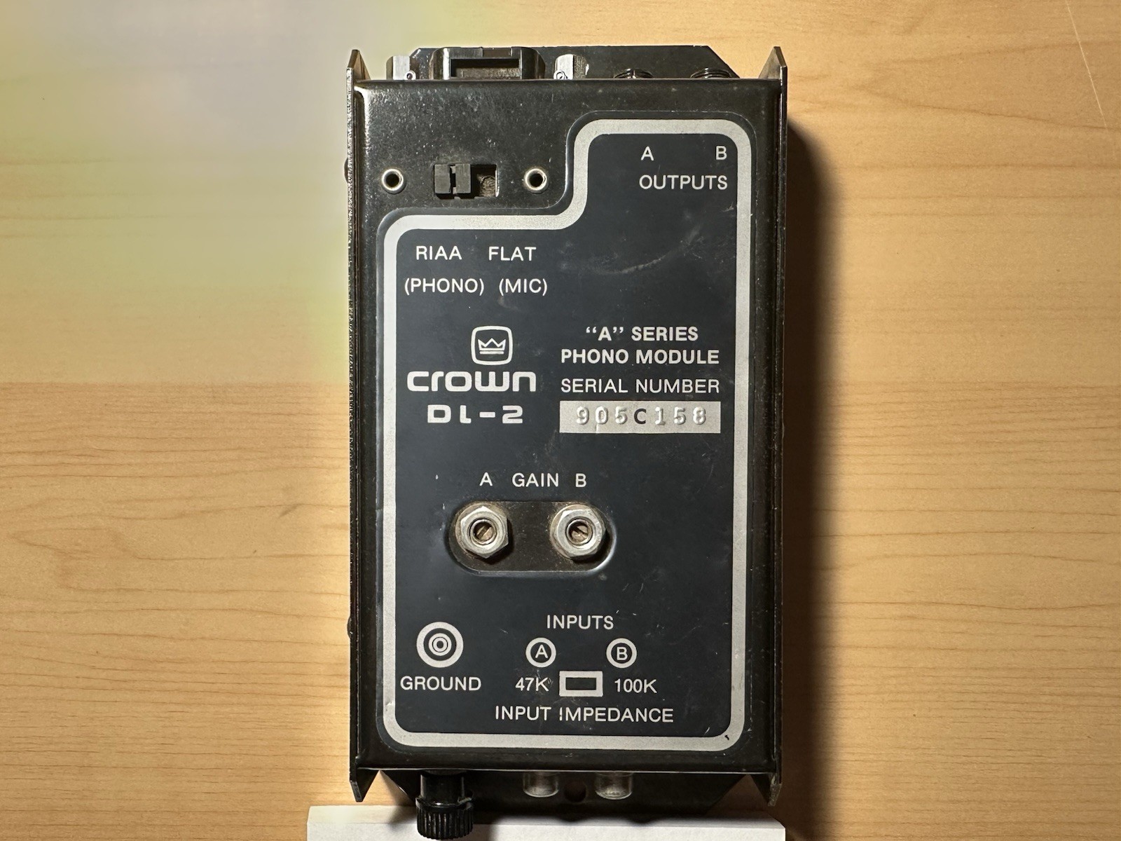 CROWN DL-2 “A” Series Phono Module