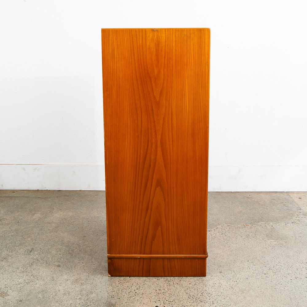 Mid Century Danish Modern Desk Vanity Office Wood 5 Drawers Denmark Mirror Mcm