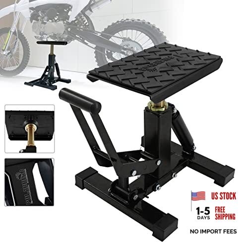 Dirt Bike Stand Adjustable 1200Lbs Capacity Engine Stand Jack Stand Black