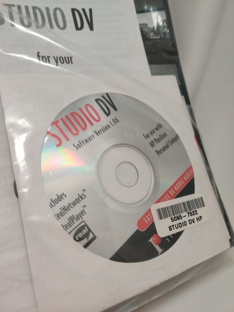 Pinnacle Systems STUDIO DV 1.06 Video Editing Software DVD