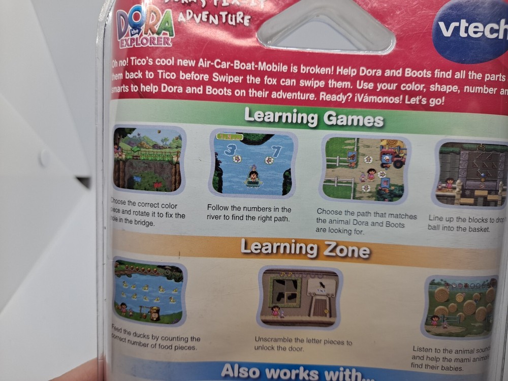 vtech vsmile pocket learning system Dora's Fix-it Adventure Game (2011)