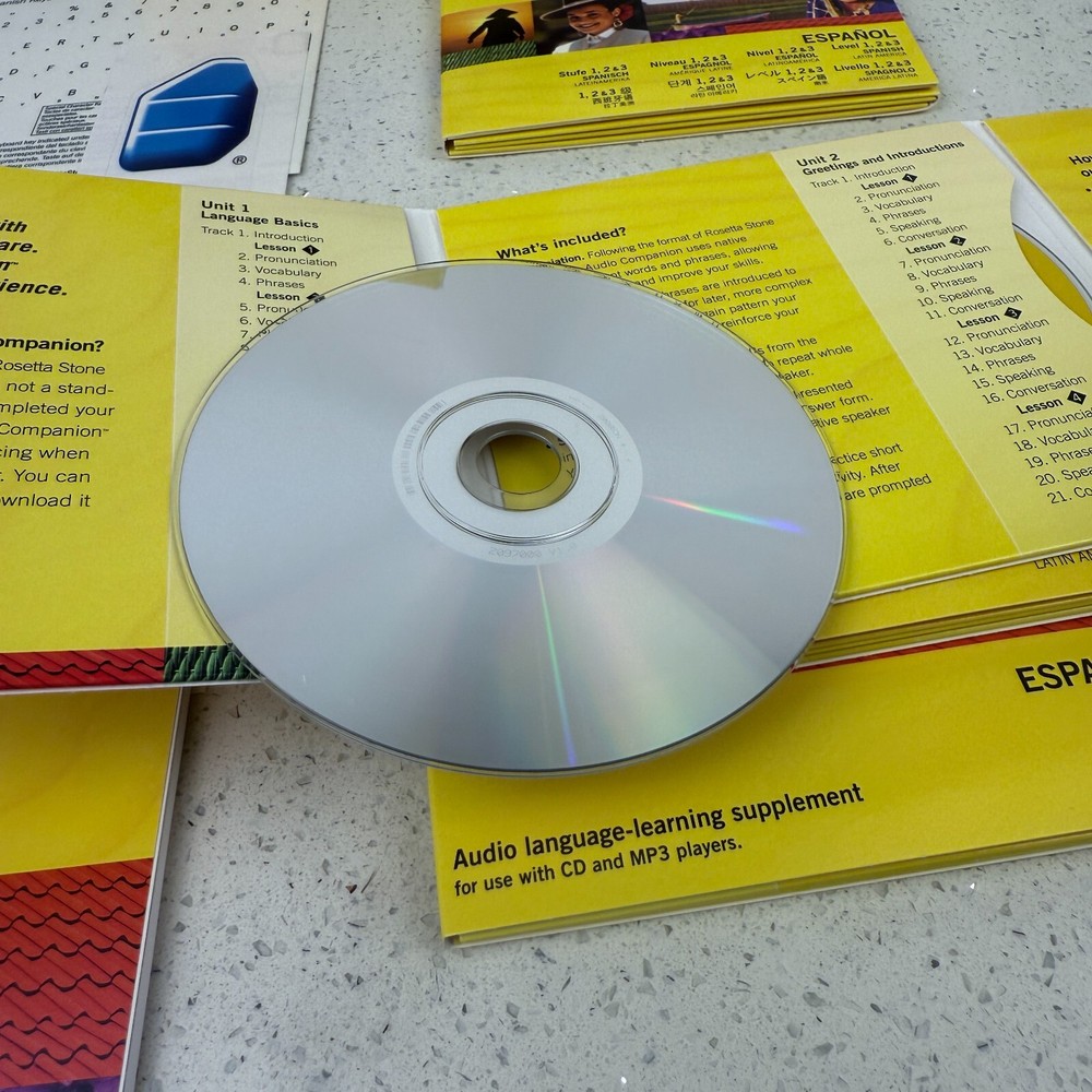 Rosetta Stone Español Spanish Version 3 Level 1, 2, & 3