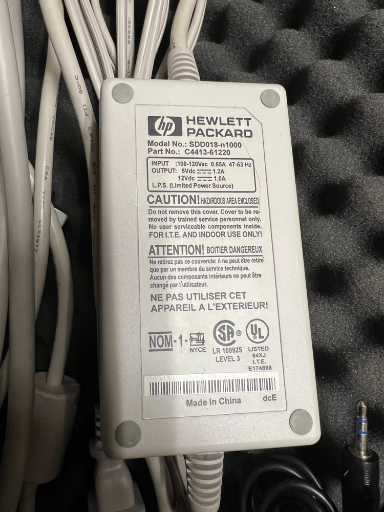 HP CD-Writer Plus 7500e External Drive - Parallel Port - Tested Eject - Full Kit