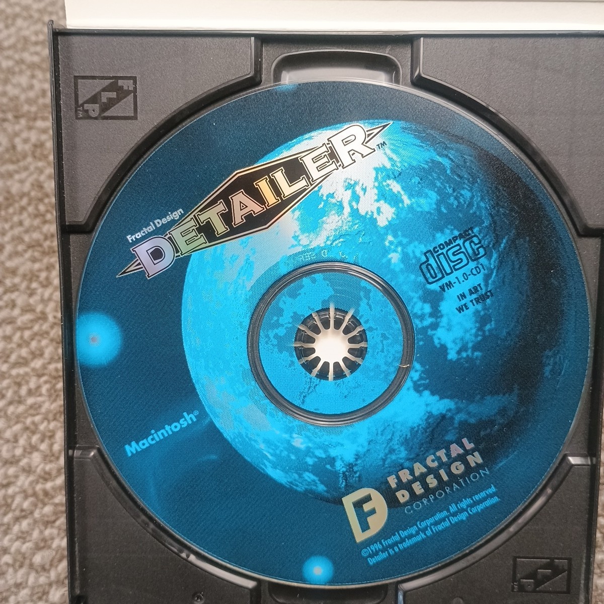 Macintosh Fractal Design Detailer The Amazing 3D Paint Program Mac No Book