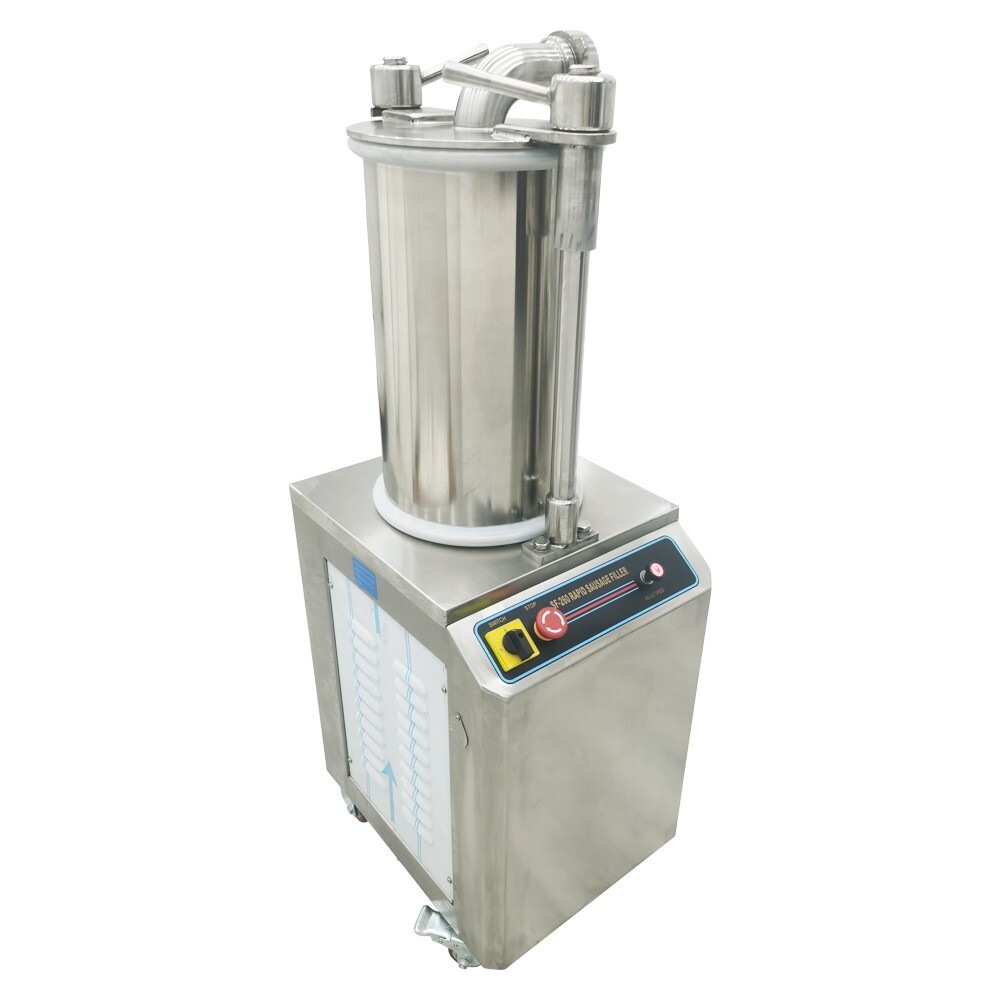 Hydraulic Sausage Stuffers 110V 26L Automatic Vertical Sausage Maker w/3 Stuffer