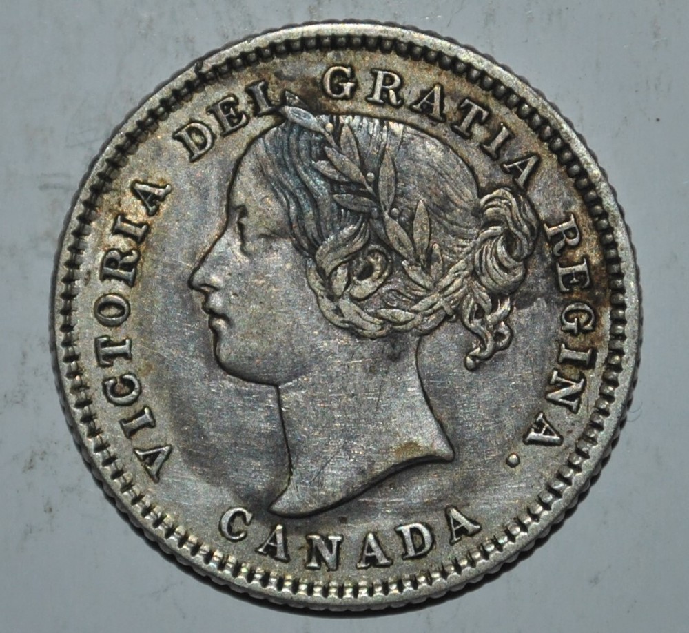 1880-H Canada 10 cent silver {{{C496