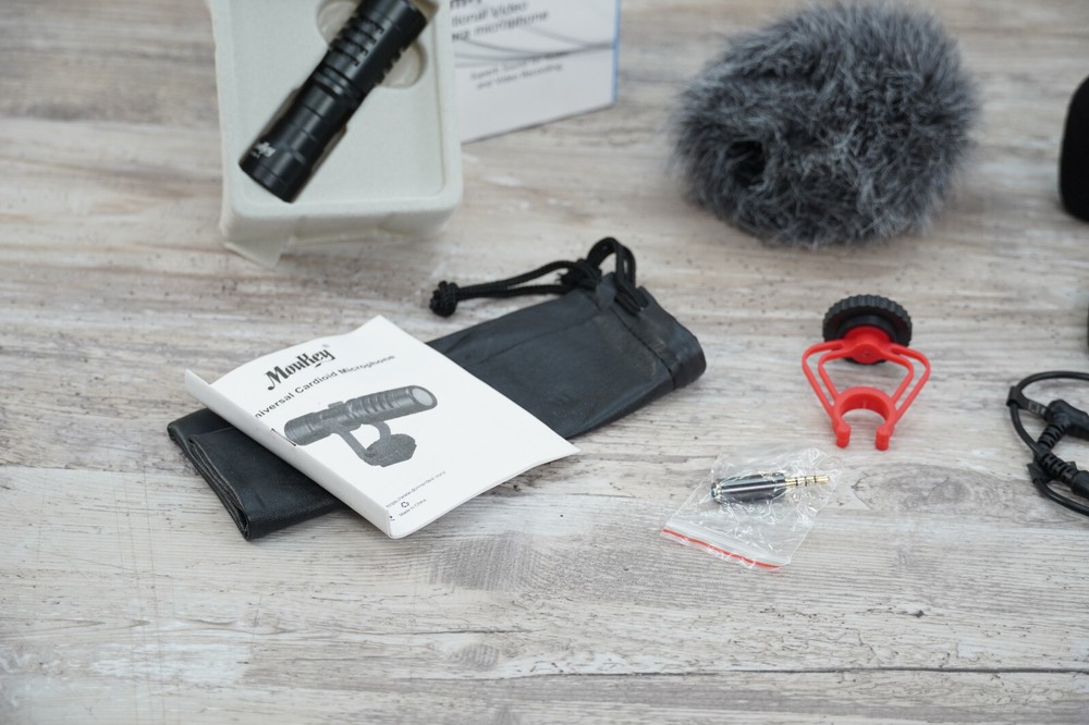 Moukey MCM-1 Video Microphone, Camera Microphone with Shock Mount,...