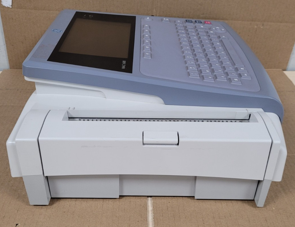 GE MAC 1600 Resting ECG Analysis Machine (TURNS ON!)