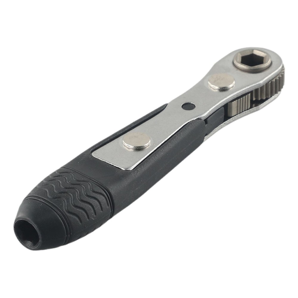 1/4 Screwdriver Rod Adjustable Fast Ratchet Wrench Quick Socket Wrench Tools