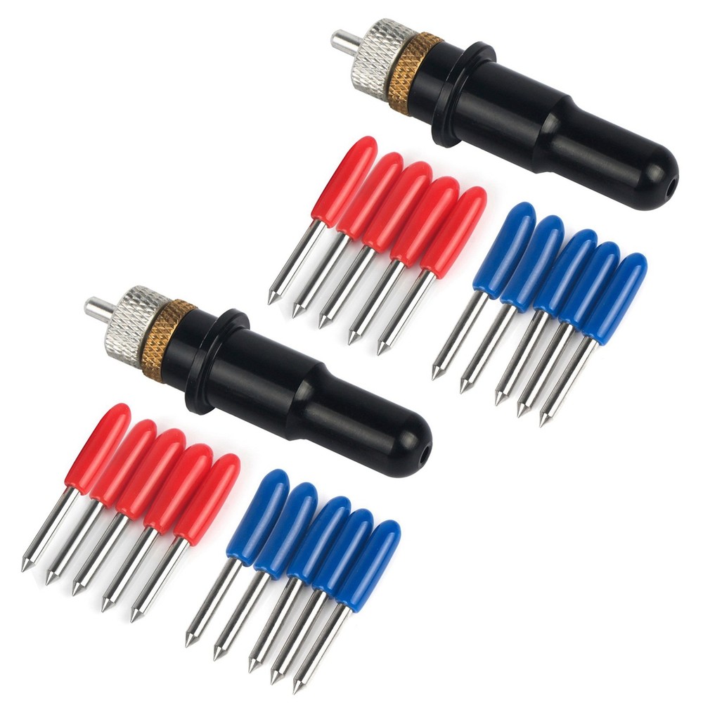 2Pc  Blade Holder Black Colour +10 Pcs 45 + 10 Pcs 60 Degree Refine 5947