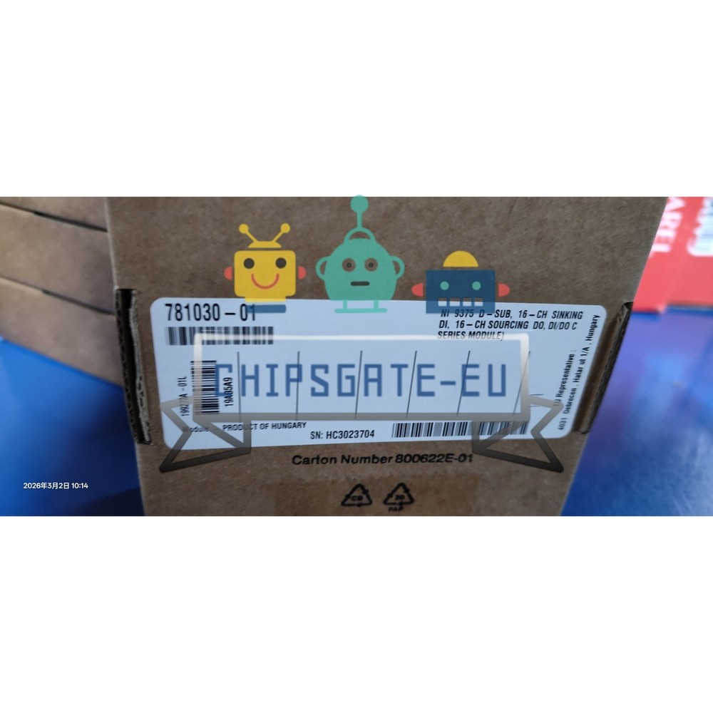 New In Box NATIONAL INSTRUMENTS NI-9375 Digital Input/Output Module