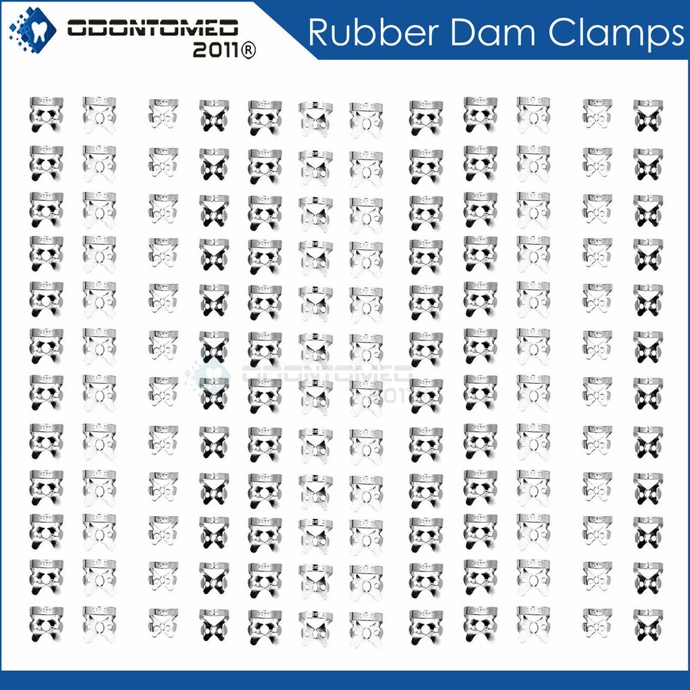 40 Endodontic Rubber Dam Clamps 40 Different Sizes