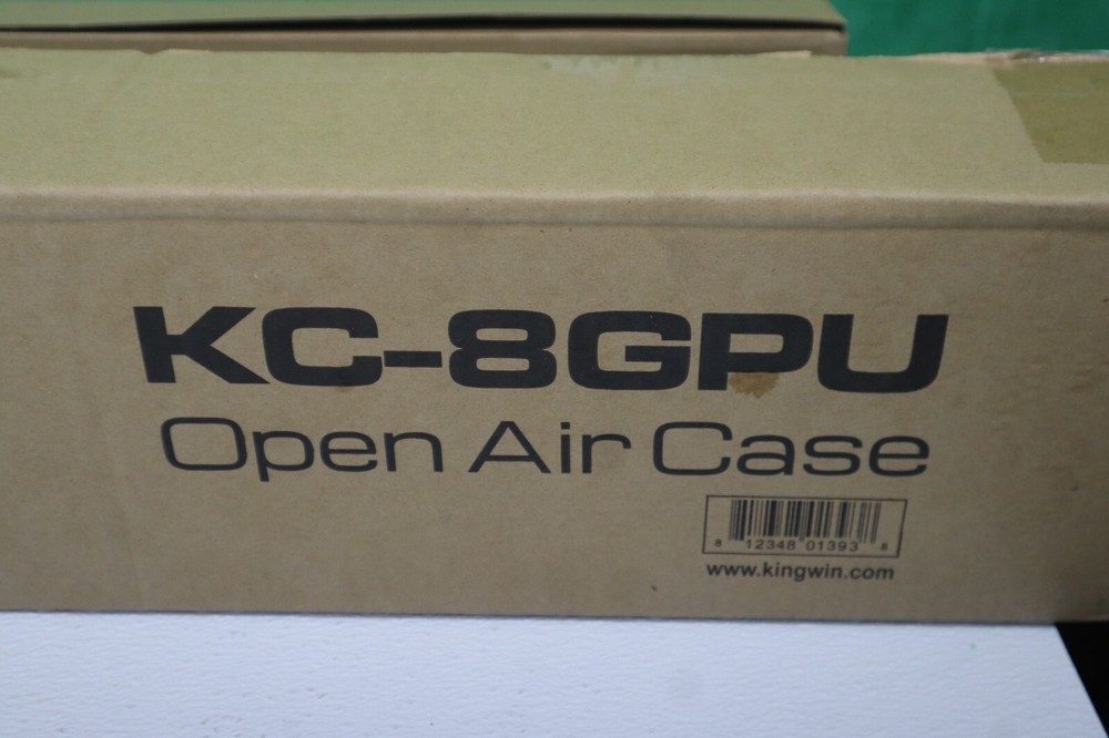 Kingwin Professional 8 GPU Miner Case - Black
